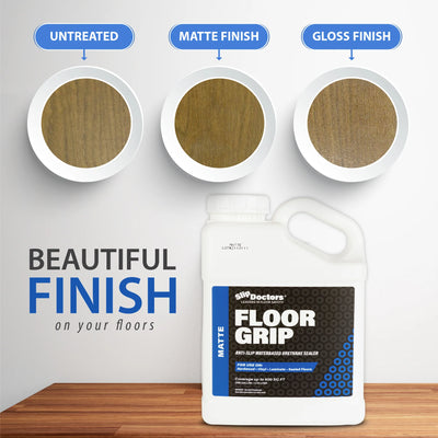 Floor Grip Anti-Slip Coating for Vinyl, Wood, Laminate and Lino – Transparent